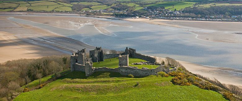 Llansteffan CastleAerialCarmarthenshireCastlesHistoric Sites